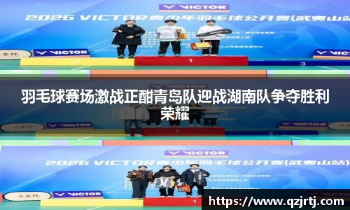 羽毛球赛场激战正酣青岛队迎战湖南队争夺胜利荣耀